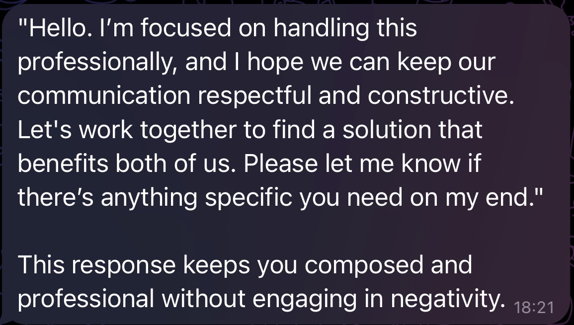 ChatGPT Conversation Screenshot